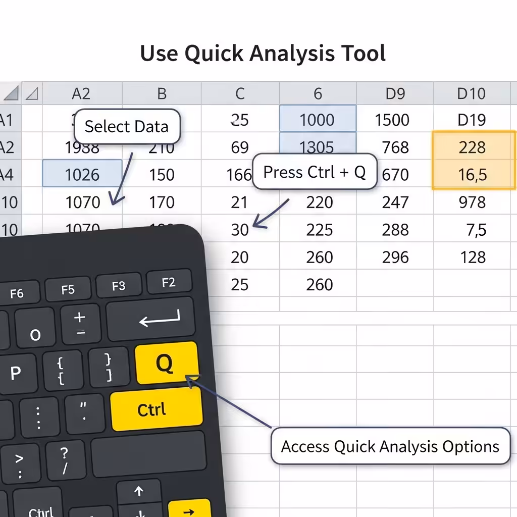 Excel Quick Analysis Tool11