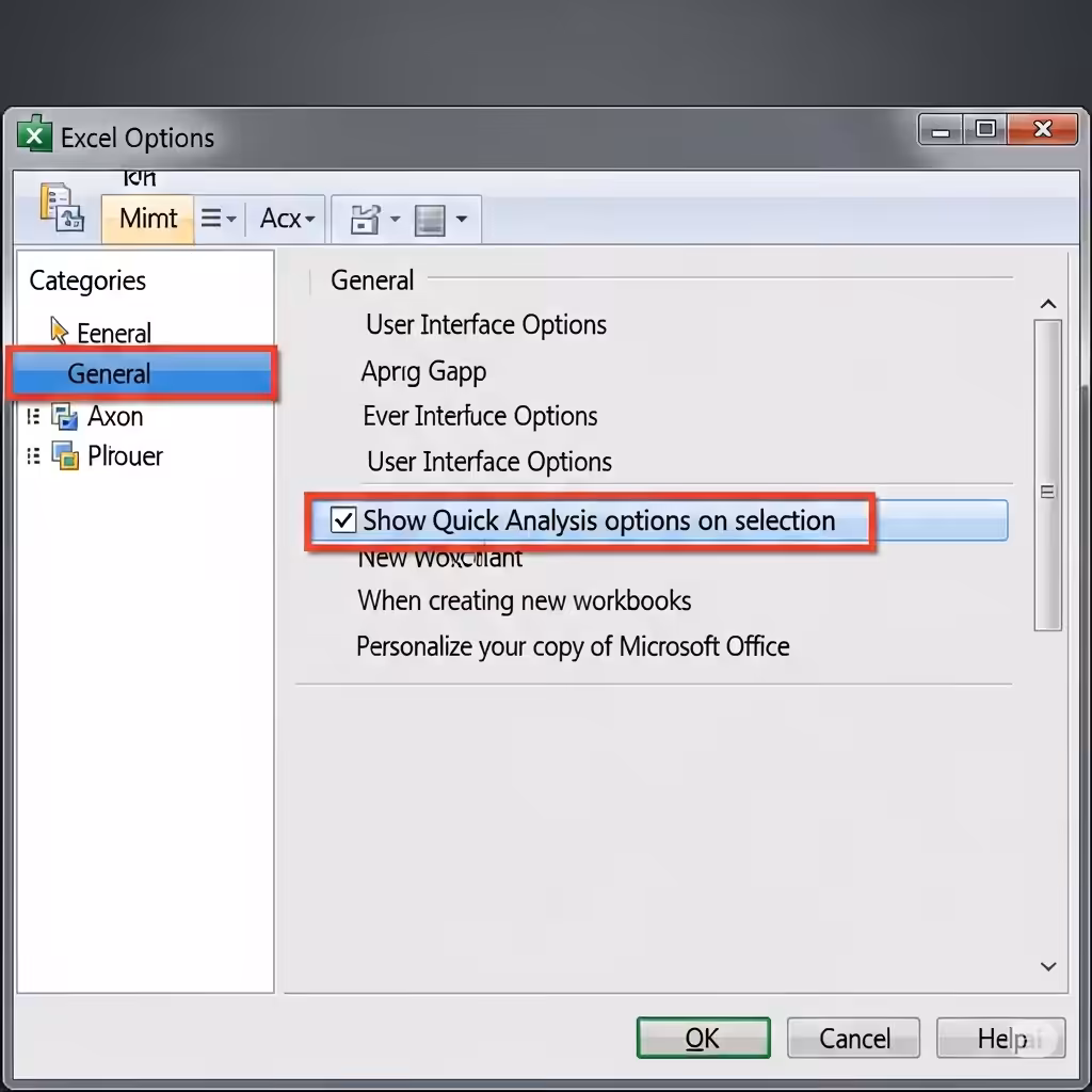 Excel Quick Analysis Tool12