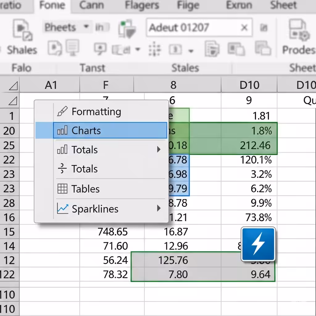 Excel Quick Analysis Tool3