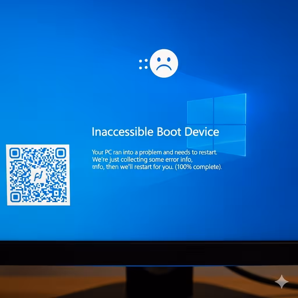 Inaccessible Boot Device Error