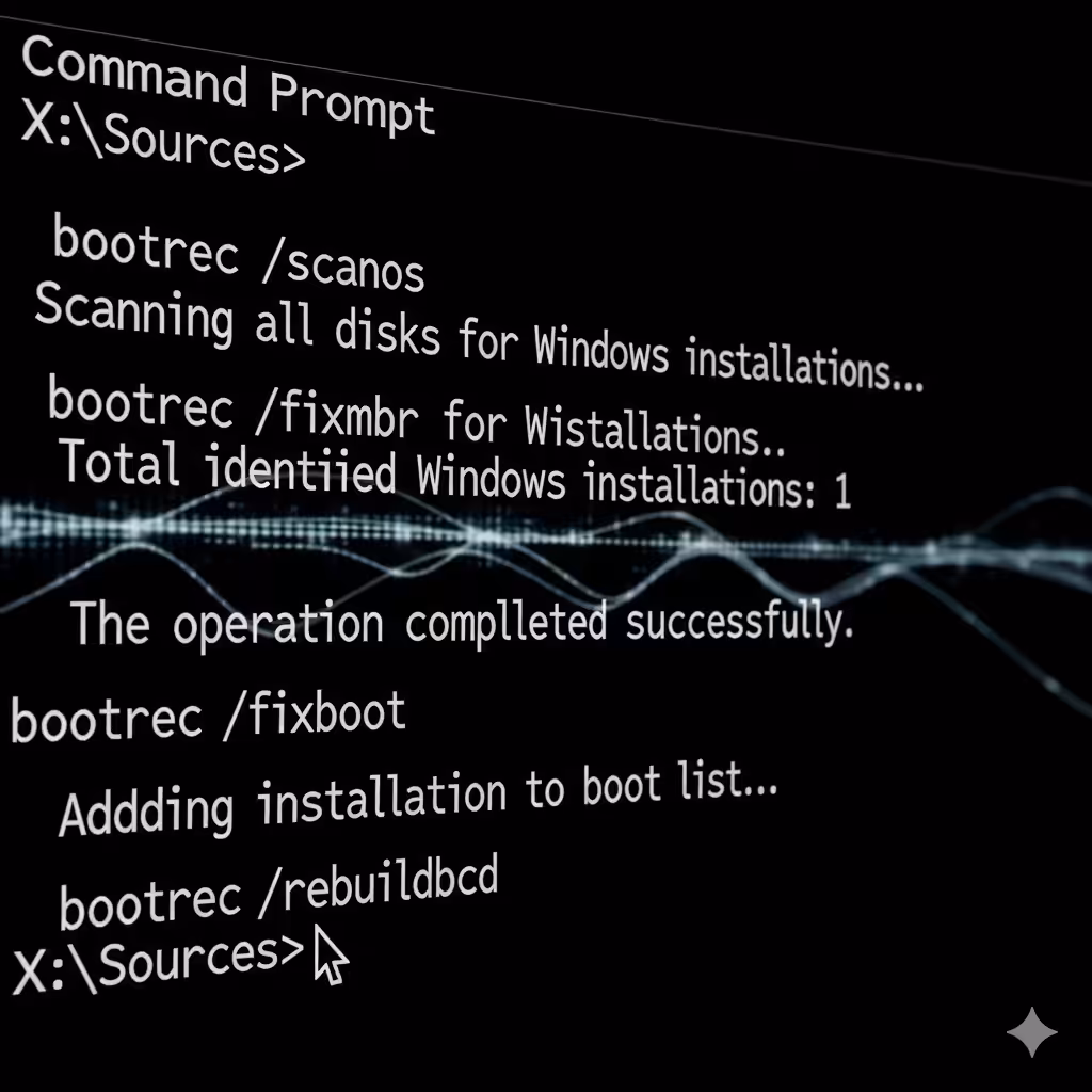 Inaccessible Boot Device Error8