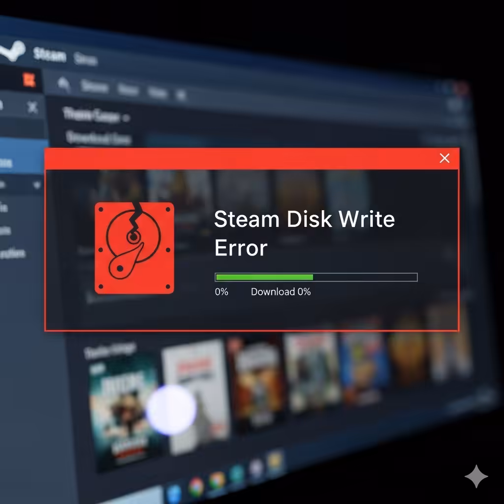 Steam Disk Write Error