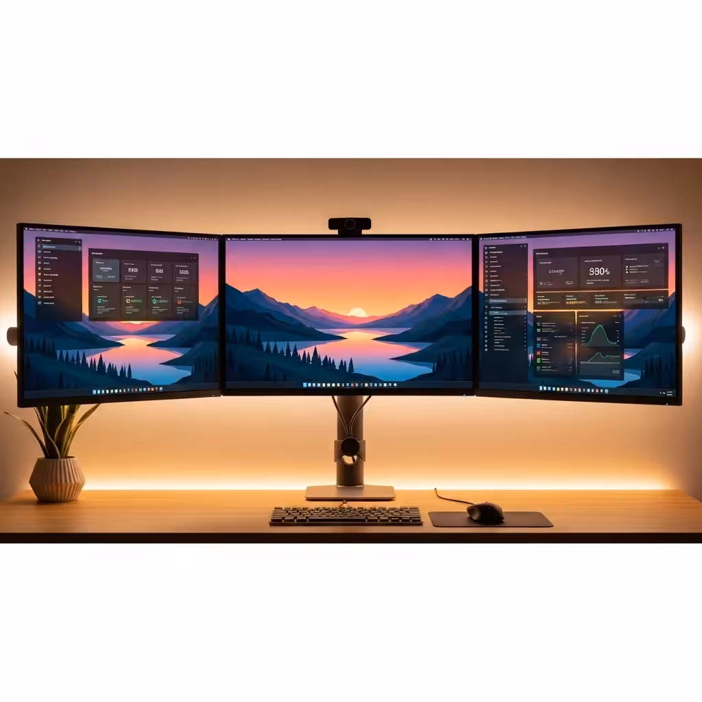 Using Three Monitors7