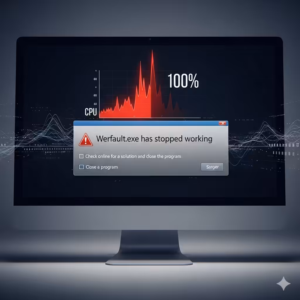 Troubleshooting Werfault.exe Causing High CPU Usage in Windows - 2025 16 Werfault