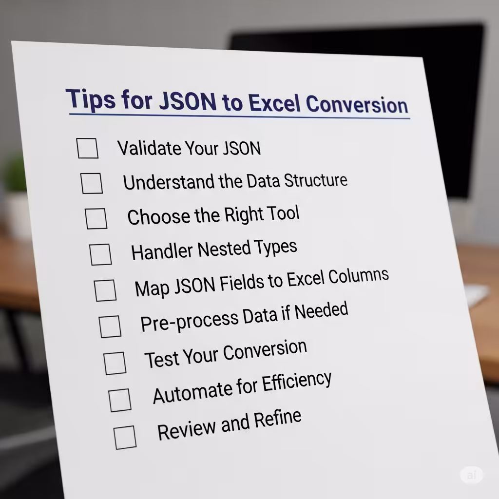 Converting JSON Files to Excel Spreadsheets Made Easy - 2025 18 onverting JSON Files7