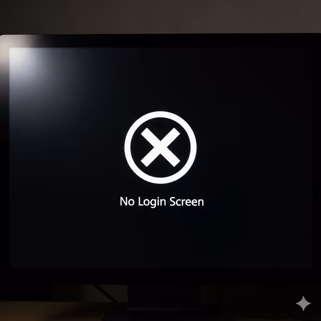 Login Screen Not Showing Error
