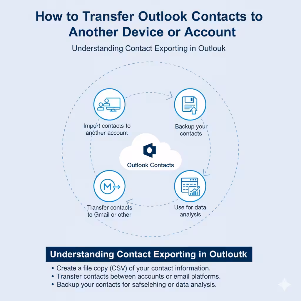 Transfer Outlook Contacts