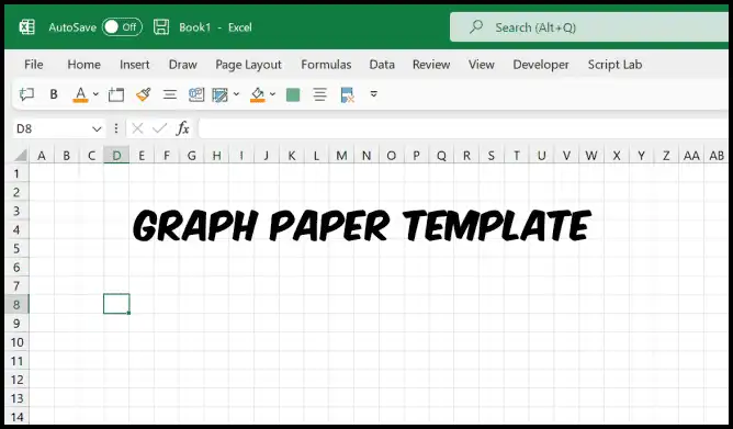 Custom Graph Paper in Excel