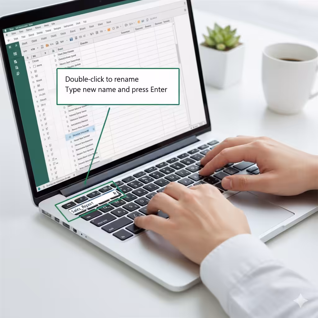 How to Quickly Edit Sheet Names in Excel - 2025 4 Edit Sheet Names