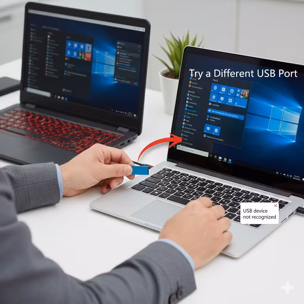 Steps to Fix Unrecognized USB Devices on Windows - 2025 5 Fix Unrecognized USB2