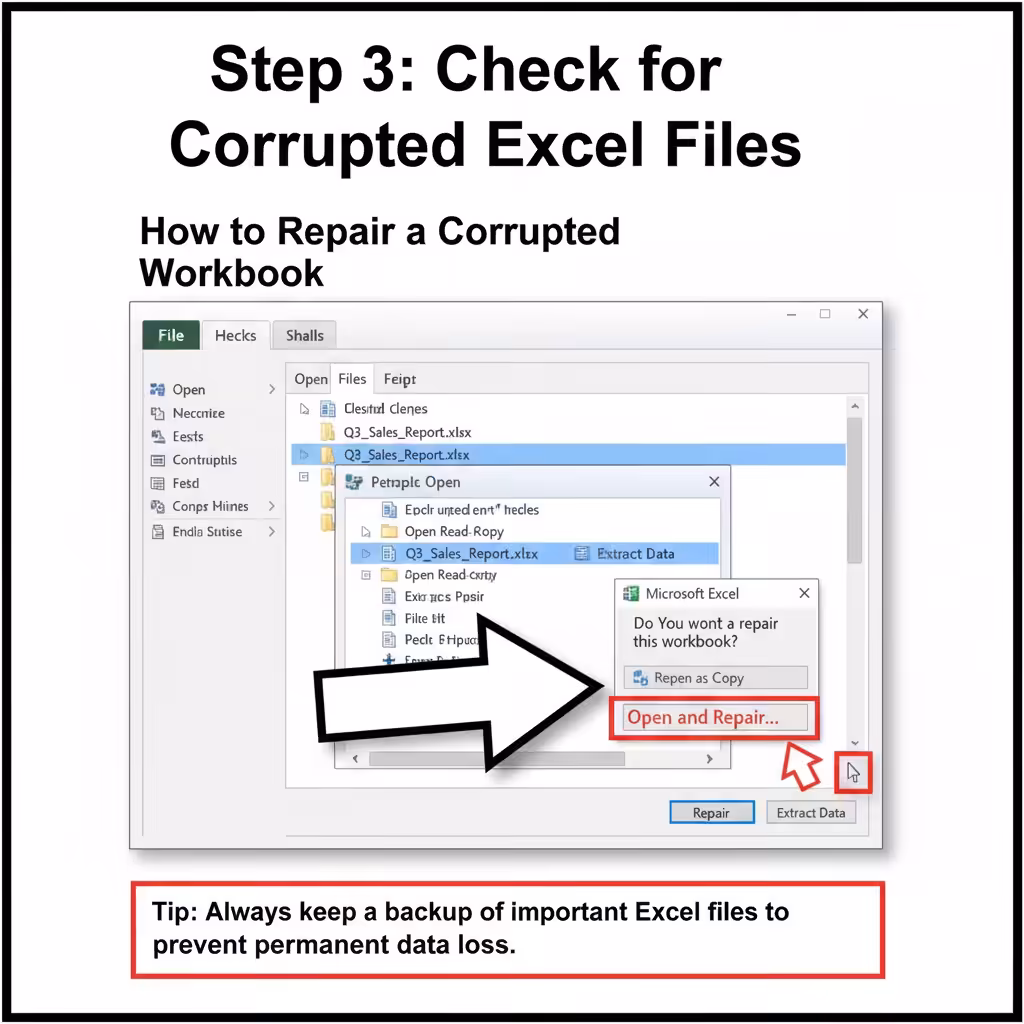 How to Stop Excel from Crashing on Windows: Troubleshooting Guide - 2025 7 Stop