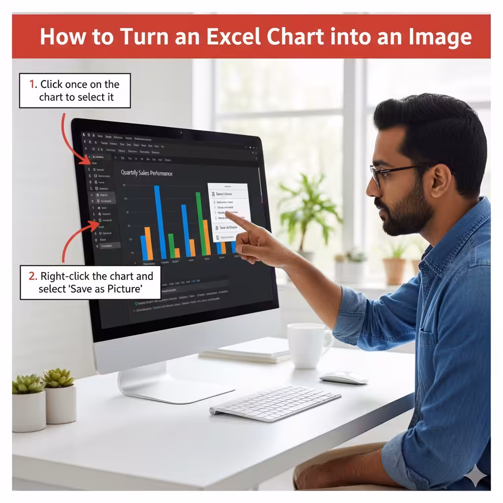 How to Turn an Excel Chart into an Image - 2025 4 Excel Chart