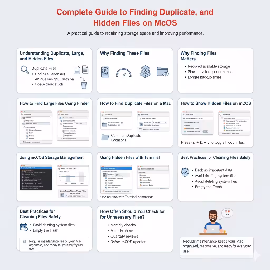 Complete Guide to Finding Duplicate - Large, and Hidden Files on macOS - 2025 4 Finding Duplicate - Large