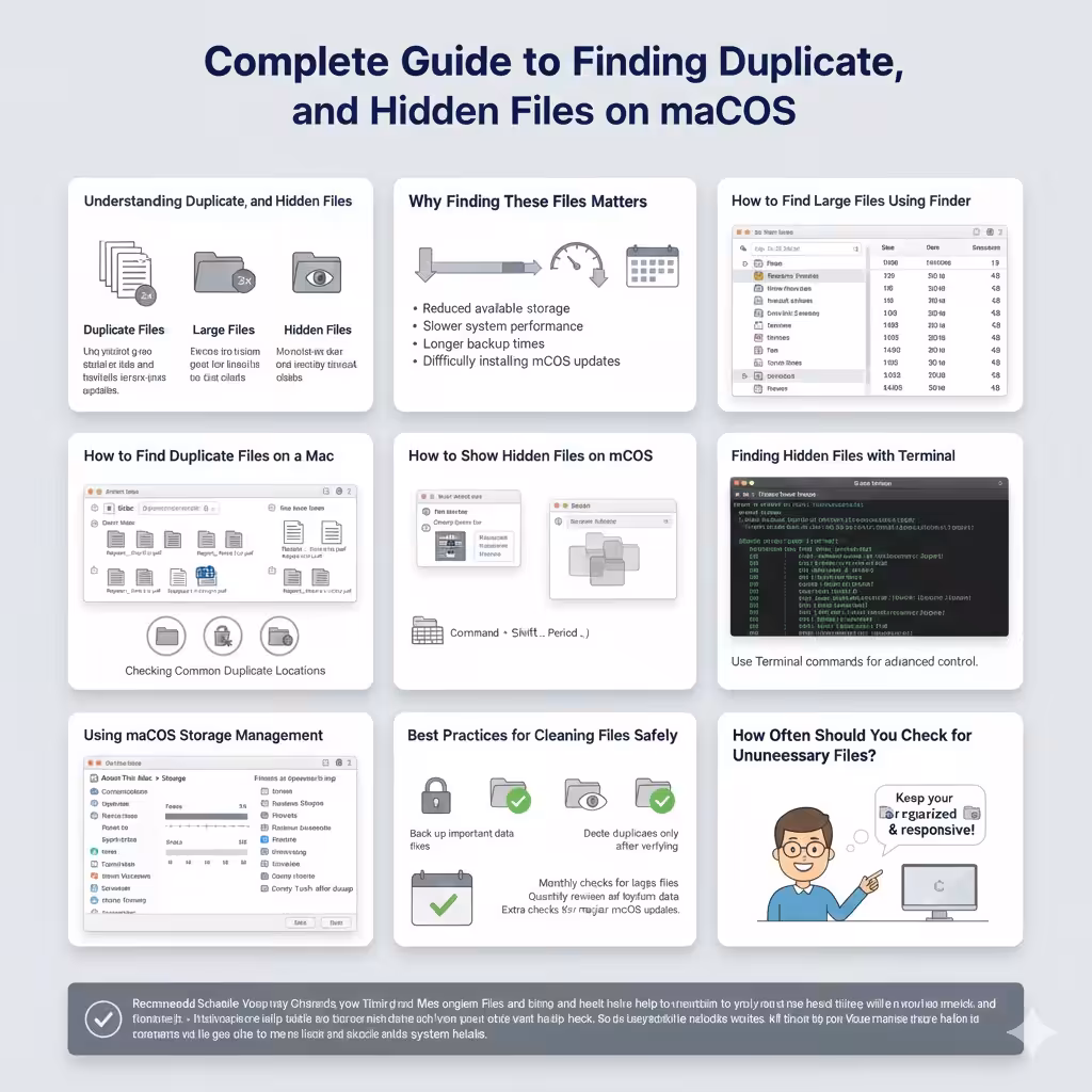 Complete Guide to Finding Duplicate - Large, and Hidden Files on macOS - 2025 5 Finding Duplicate Large2