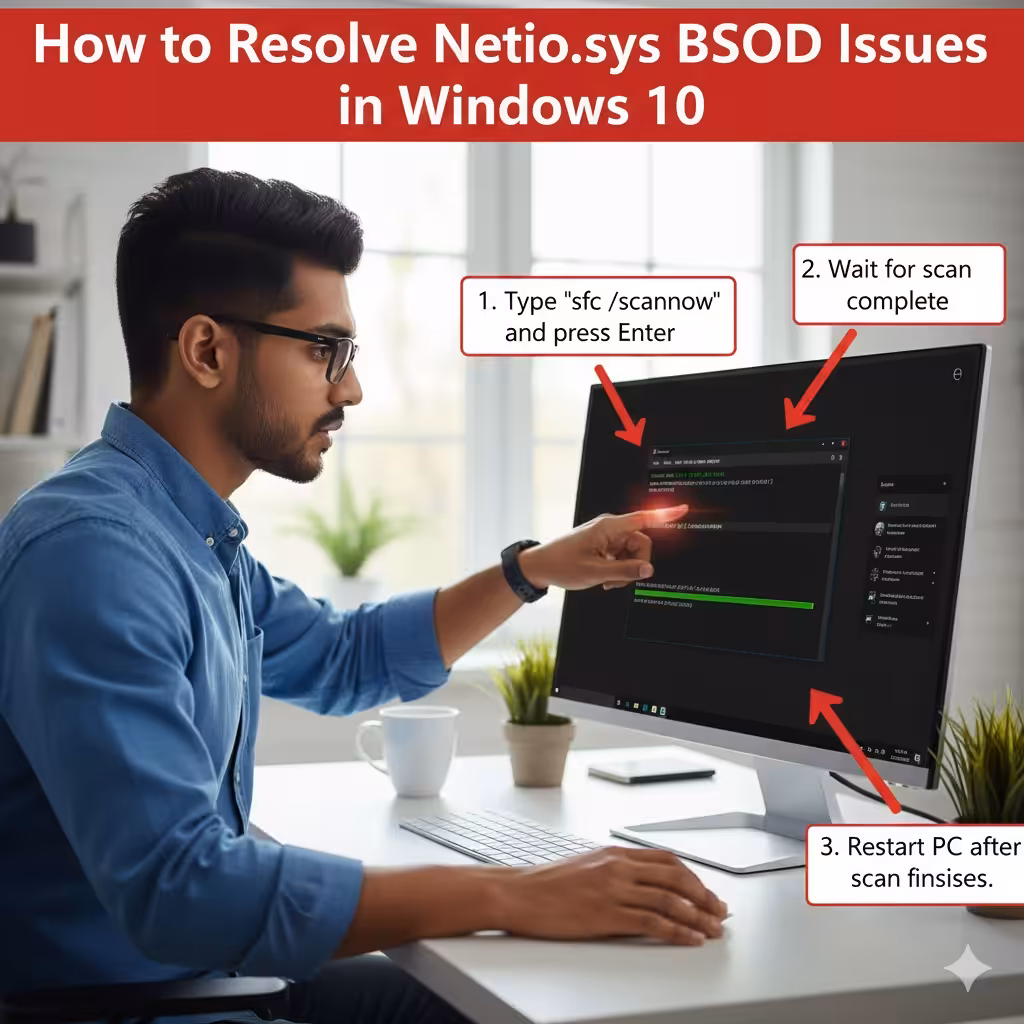 How to Resolve Netio.sys BSOD Issues in Windows 10 4 Netio