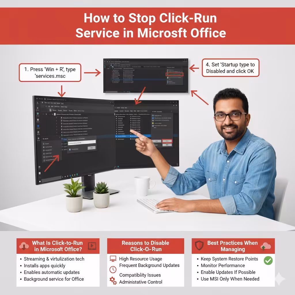 Stop Click-to-Run Service