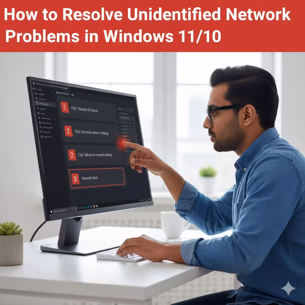 Ways to Troubleshoot Unidentified Network Problems in Windows 11/10 5 Unidentified Network Problems2