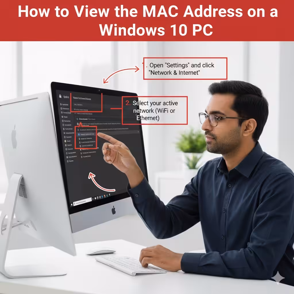 View the MAC Address2