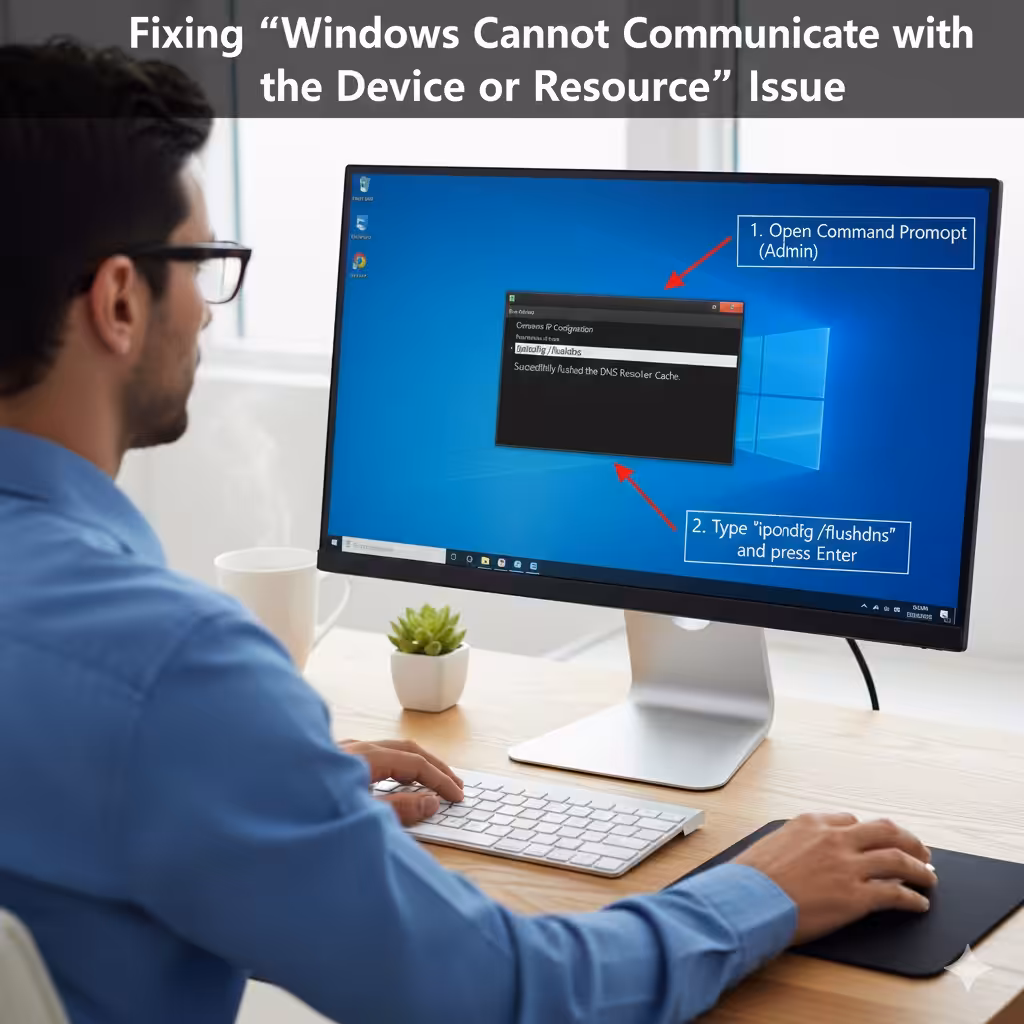 Windows Cannot Communicate2