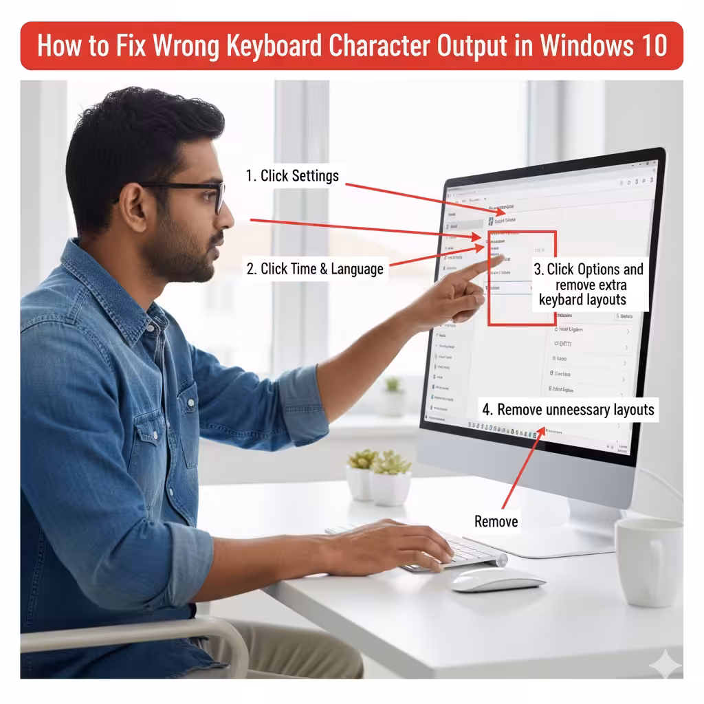 Wrong Keyboard Character