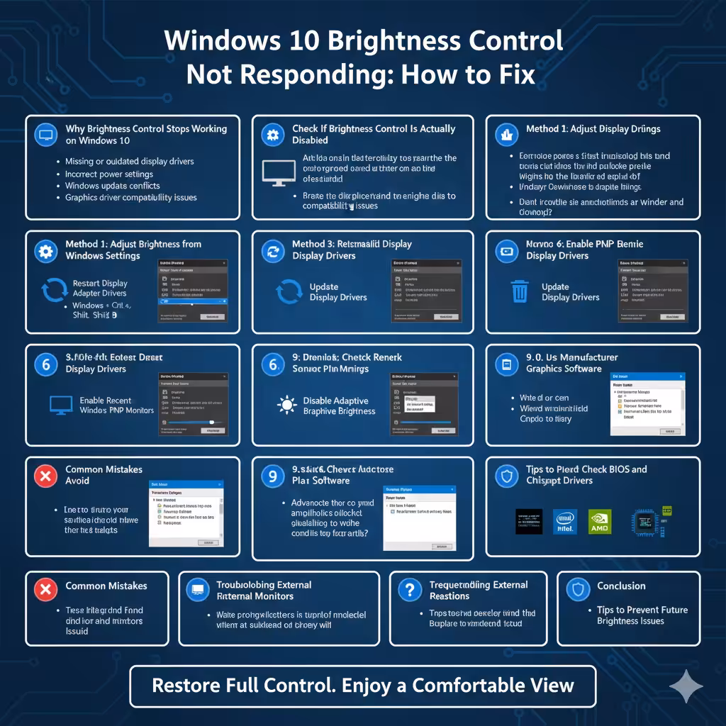Windows 10 Brightness Control Not Responding: How to Fix 5 Brightness Control2