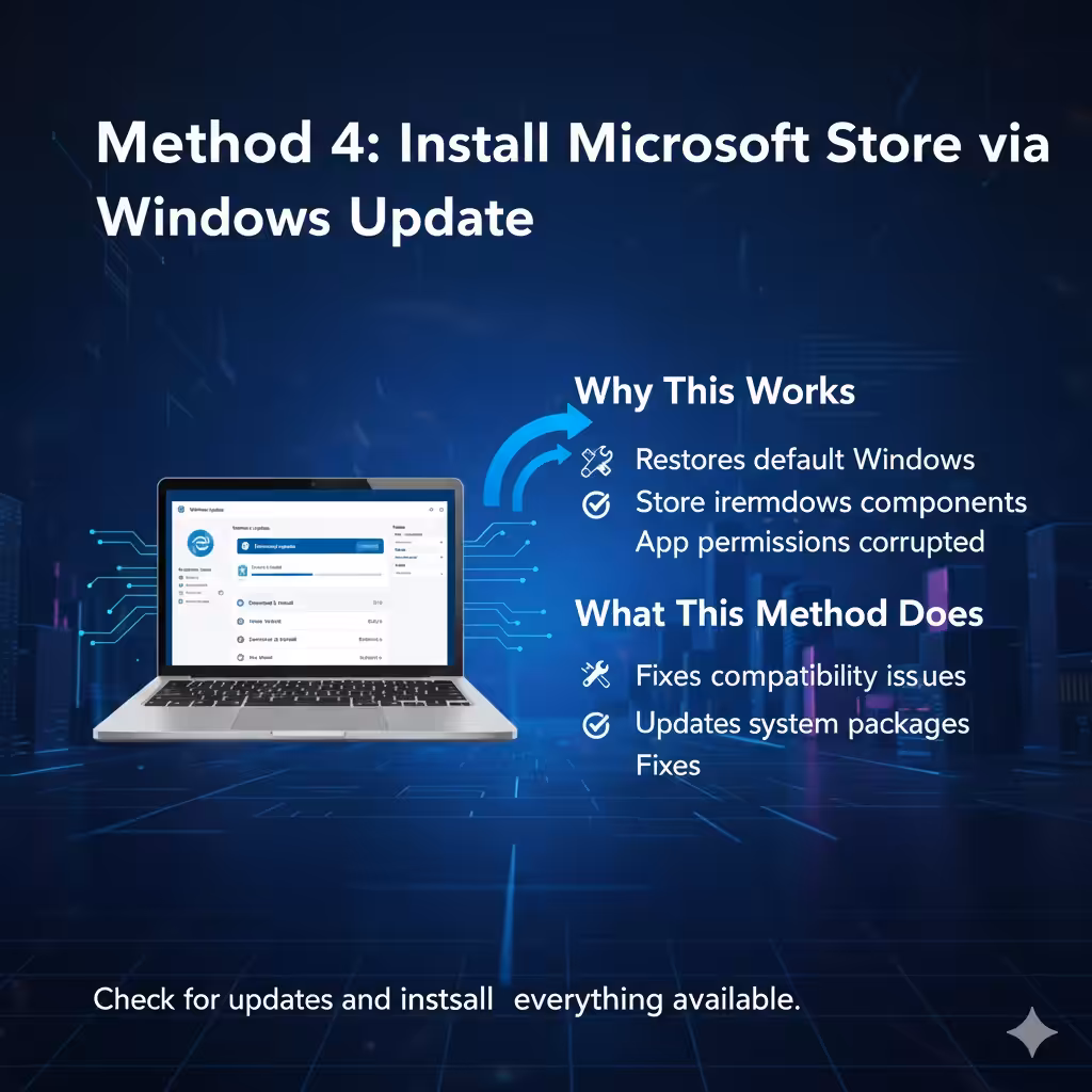 Steps to Restore and Reinstall Microsoft Store - 2026 19 Reinstall Microsoft Store8