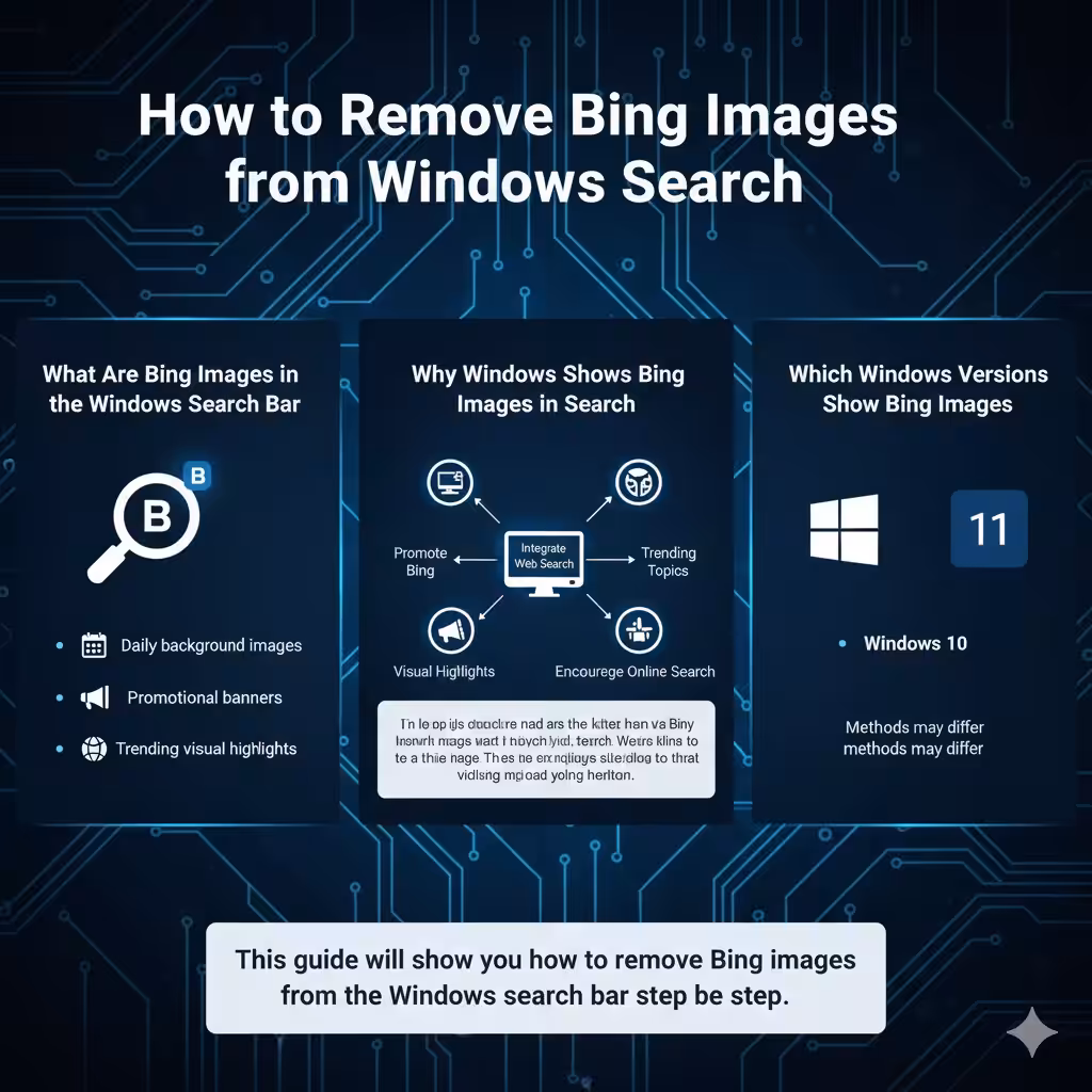 How to Remove Bing Images from Windows Search - 2026 4 Remove Bing Images