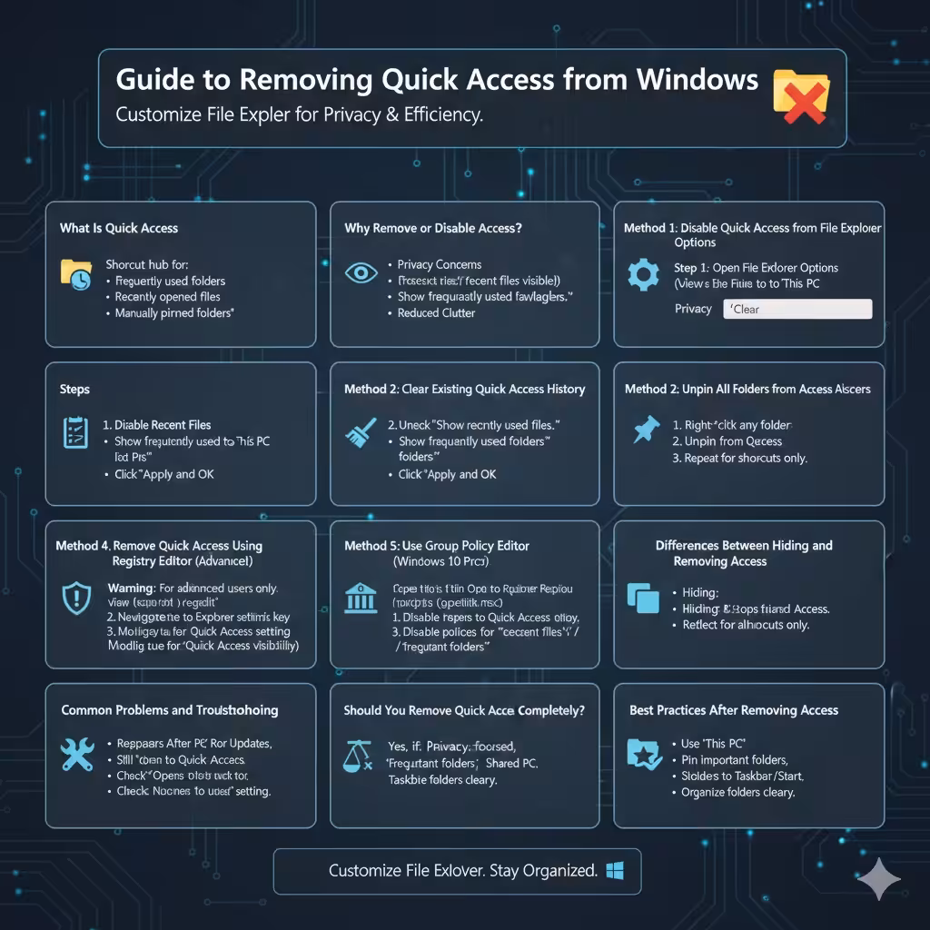Removing Quick Access