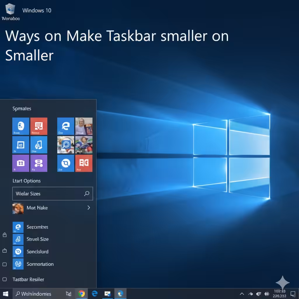 Taskbar Smaller